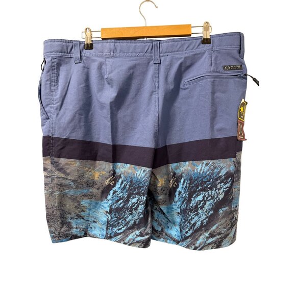 Realtree Aspect Mens Fishing Shorts Sz XL Blue/Gray Camo shorts. NWT - Picture 8 of 11